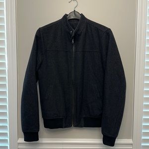Banana Republic moto bomber style wool jacket